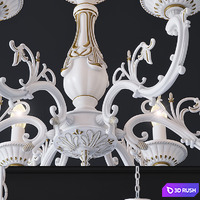 Chandelier Aurora 3D Model Vray, Corona