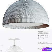 Masiero IMPERO VE 1205 S5 150 cm diameter 3D Model Corona