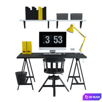 IKEA set # 14 3D Model Vray