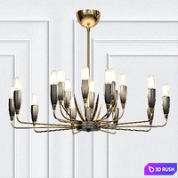 Hardy Chandelier By Arteriors Home 3D Model Vray