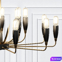 Hardy Chandelier By Arteriors Home 3D Model Vray