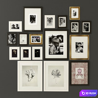 Classic paintings 3D Model Vray, Corona