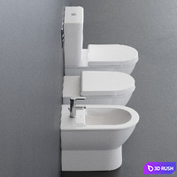 Duravit Darling New WC 3D Model Corona
