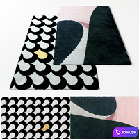 Rug Society GEOMETRIC COLLECTION (part1) 3D Model Corona