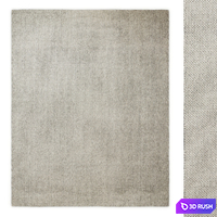 Custom Sereno Handwoven Sisal Rug RH 3D Model Vray
