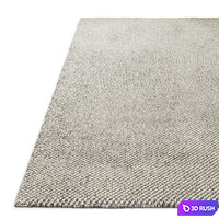 Custom Sereno Handwoven Sisal Rug RH 3D Model Vray