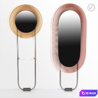 Mirror Fiam KATHLEEN 3D Model Vray