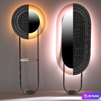 Mirror Fiam KATHLEEN 3D Model Vray