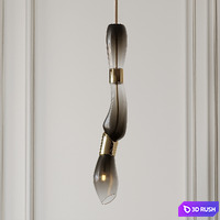 Vincenzo De Cottis Pendant Lamp by De Cotiis 3D Model Corona