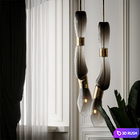 Vincenzo De Cottis Pendant Lamp by De Cotiis 3D Model Corona