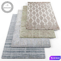 Rugs set181 3D Model Vray