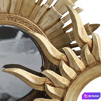 Eichholtz MIRROR BAHIA and MIRROR SULTAN 3D Model Vray