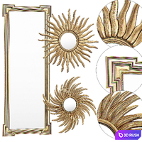 Eichholtz MIRROR COLLECTION 2 3D Model Vray