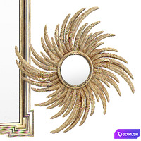 Eichholtz MIRROR COLLECTION 2 3D Model Vray