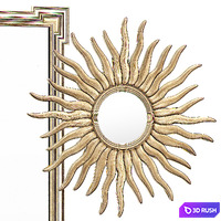 Eichholtz MIRROR COLLECTION 2 3D Model Vray