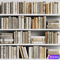Classic Books 09 3D Model Vray