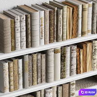 Classic Books 09 3D Model Vray