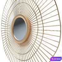 Mirror La Redoute SPYK 3D Model Vray, Corona