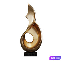 Abstract Sculptures 01 3D Model Vray, Corona