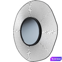 Wire Sun Mirror, Spyk LA REDOUTE INTERIEURS 3D Model Corona