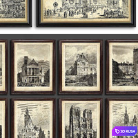 Paintings 670 3D Model Vray, Corona