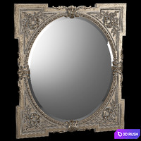 Victorian mirror 3D Model Vray