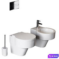 Laufen Val 3D Model Vray, Corona
