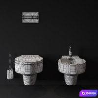 Laufen Val 3D Model Vray, Corona