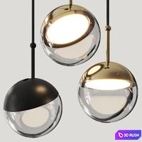 Aromas del Campo Dora Pendant Lamp 3D Model Vray, Corona