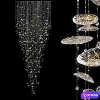 Chandelier Light Vargov - Fiber 3D Model Corona