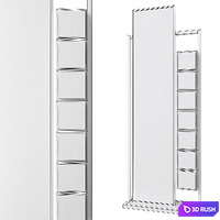 Continuum Natevo floor mirror 3D Model Vray