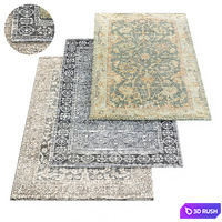 Cappadocia Rug 3D Model Vray, Corona