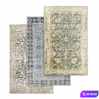 Cappadocia Rug 3D Model Vray, Corona