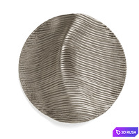 Waves variation  Round wall panel 3D Model Vray, Corona