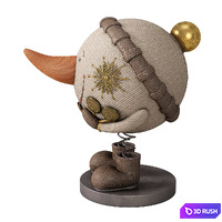 Snowman 3D Model Vray