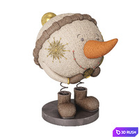 Snowman 3D Model Vray