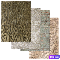 Modern rugs 3D Model Corona