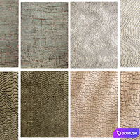 Modern rugs 3D Model Corona