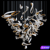 Suspended installation Vargov Design - Infinity 3D Model Corona