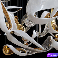 Suspended installation Vargov Design - Infinity 3D Model Corona