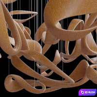 Suspended installation Vargov Design - Infinity 3D Model Corona
