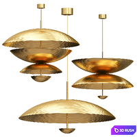 Cosmic pendant lights 3D Model Vray