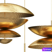 Cosmic pendant lights 3D Model Vray