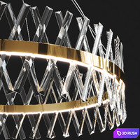 CHANDELIER CAROLA B 3D Model Vray, Corona