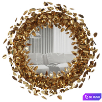 MCQUEEN WALL LIGHT MIRROR by maisonvalentina 3D Model