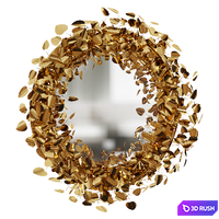 MCQUEEN WALL LIGHT MIRROR by maisonvalentina 3D Model Corona