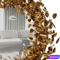 MCQUEEN WALL LIGHT MIRROR by maisonvalentina 3D Model Corona