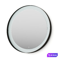 West Elm Curved Light Up Vanity Mirror 3D Model Vray, Corona