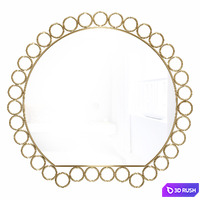 Mirror in metal frame GZ-M1028 3D Model