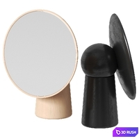 ANDEN Cameo - table mirror 3D Model Vray, Corona